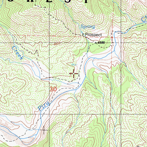 Topographic Map of Kinkaid Cabin (historical), CA