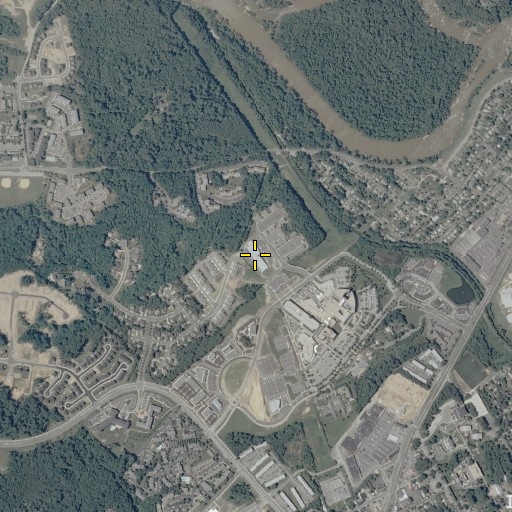 Aerial/Satellite Image of HealthSouth Rehabilitation Hospital of Fredericksburg, VA