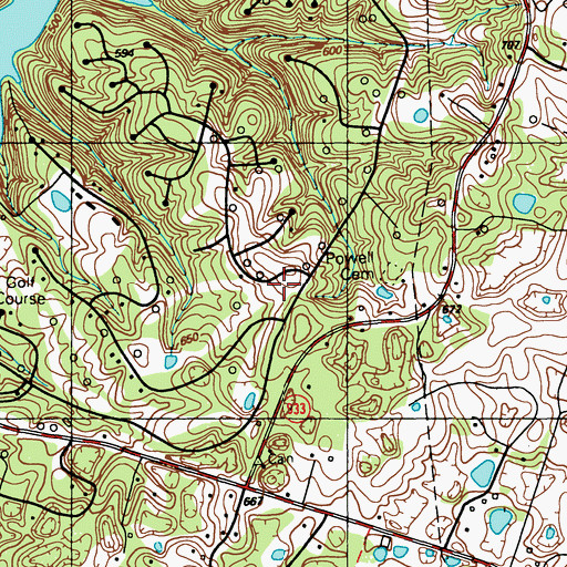 Topographic Map of Meade County Emergency Medical Services, KY