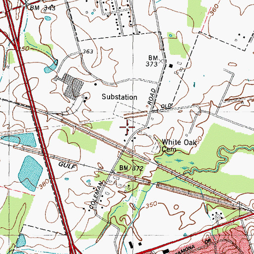 Topographic Map of Mercy Regional Emergency Medical Services, KY