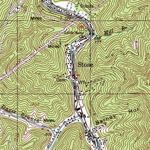 Topographic Map of Appalachian First Response Emergency Services, KY