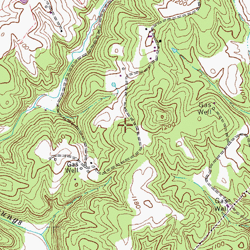 Topographic Map of Whitley County Emergency Medical Services, KY