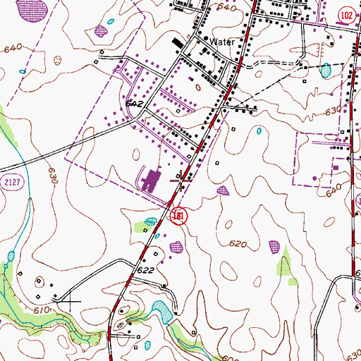 Topographic Map of Todd County Ambulance Service, KY