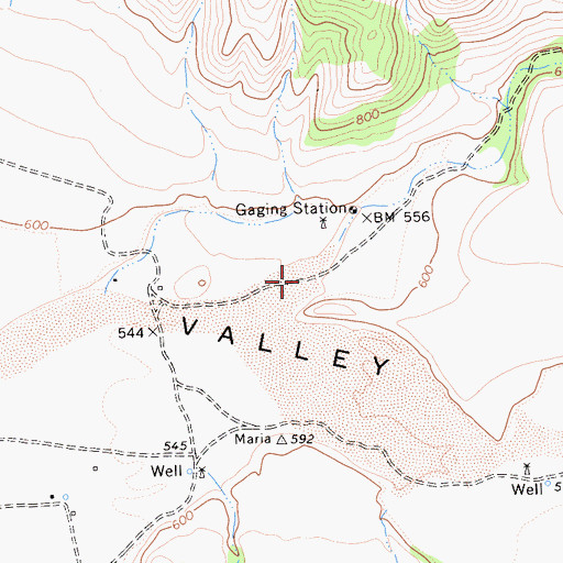 Topographic Map of La Brea Creek, CA