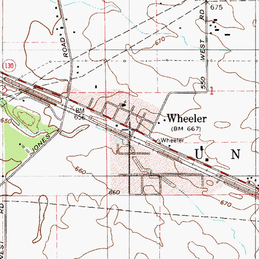 Topographic Map of Porter Emergency Medical Services Station 4, IN