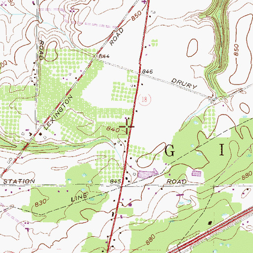 Topographic Map of West County Paramedic Association, PA