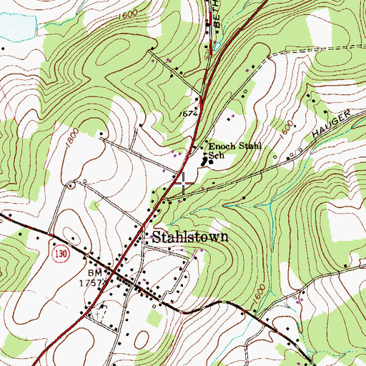 Topographic Map of Mutual Aid Ambulance Service Chestnut Ridge, PA