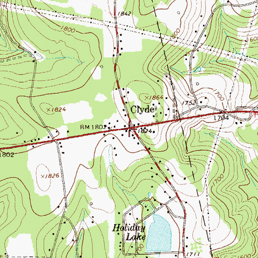 Topographic Map of Citizens Ambulance Service Wheatfield Station, PA