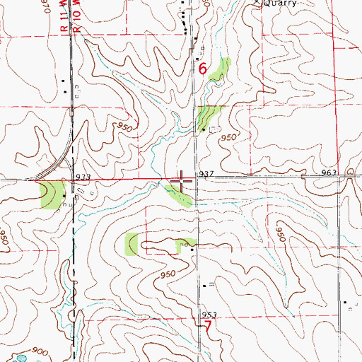 Topographic Map of Faith Bible Academy, IA