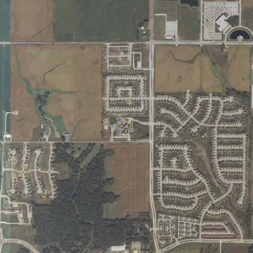 Aerial/Satellite Image of Webster Elementary School, IA