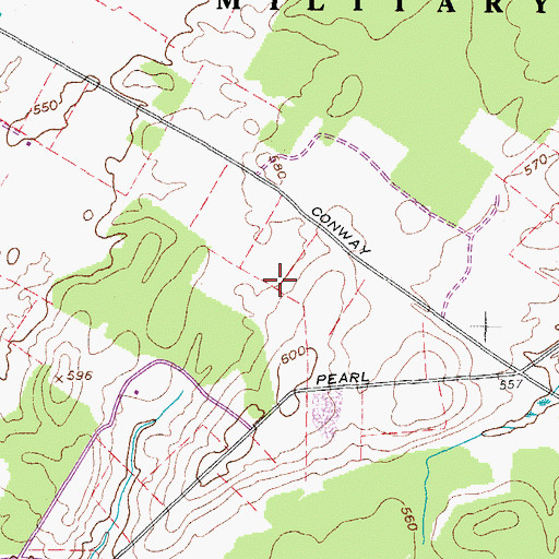 Topographic Map of Fort Drum Emergency Medical Service, NY