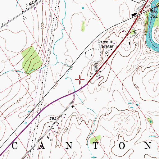 Topographic Map of Rb Lawrence Ambulance, NY