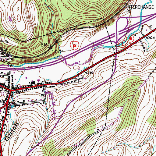 Topographic Map of Richmondville Volunteer Emergency Squad, NY