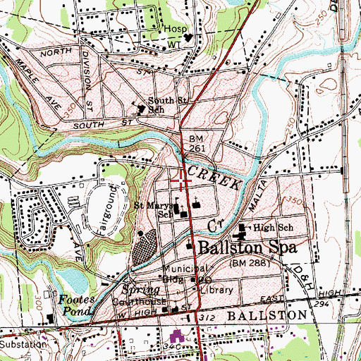 Topographic Map of Community Emergency Corps, NY