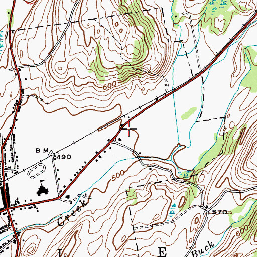 Topographic Map of Salem Rescue Squad, NY