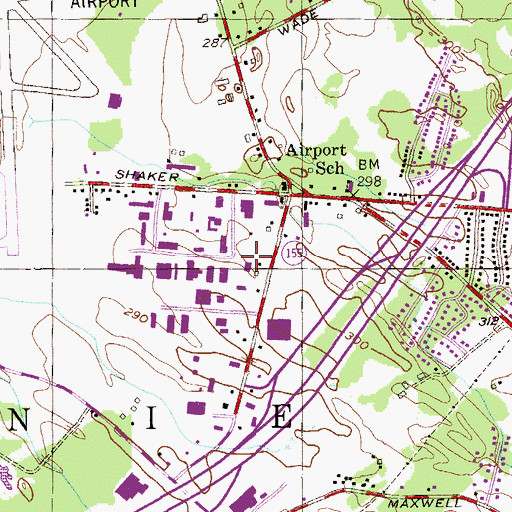 Topographic Map of Colonie Emergency Medical Services, NY