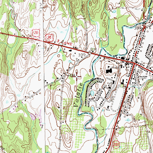 Topographic Map of Nassau Ambulance, NY