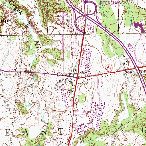 Topographic Map of W F Bruen Emergency Squad, NY