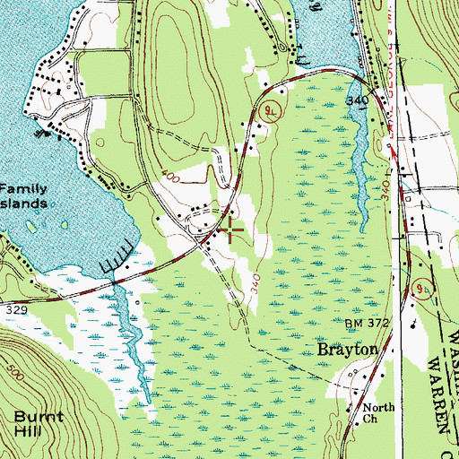 Topographic Map of North Queensbury Rescue Squad, NY