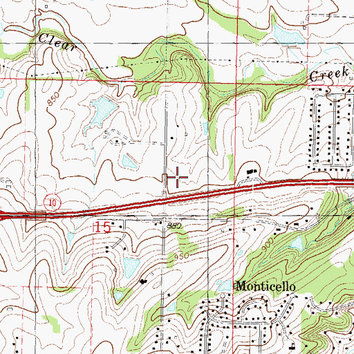 Topographic Map of Central Baptist Theological Seminary, KS