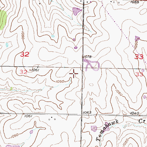 Topographic Map of Harmony Early Childhood Center, KS