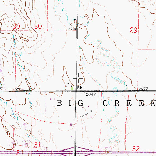 Topographic Map of Maranatha Christian School, KS