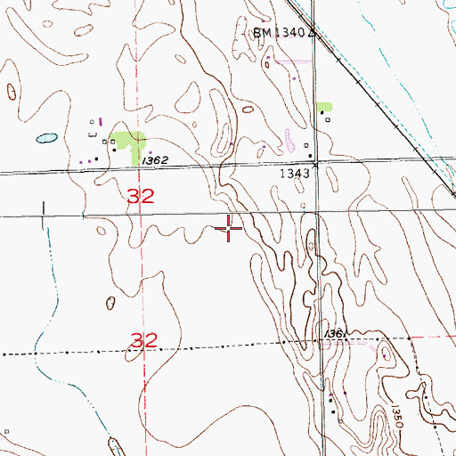 Topographic Map of Maize South High School, KS