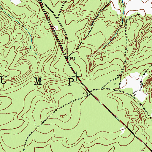 Topographic Map of Onslow County Emergency Medical Services Station 6, NC