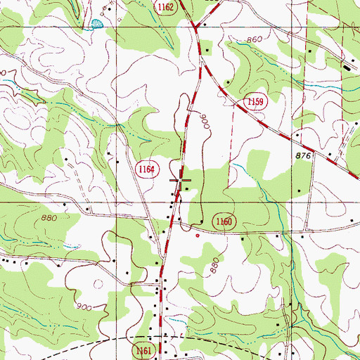 Topographic Map of Boiling Springs Lifesaving and Rescue Unit, NC