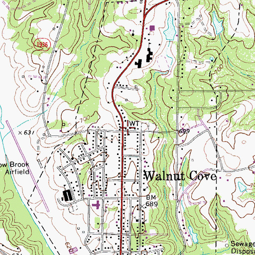 Topographic Map of Stokes County Emergency Medical Services - Unit 1, NC