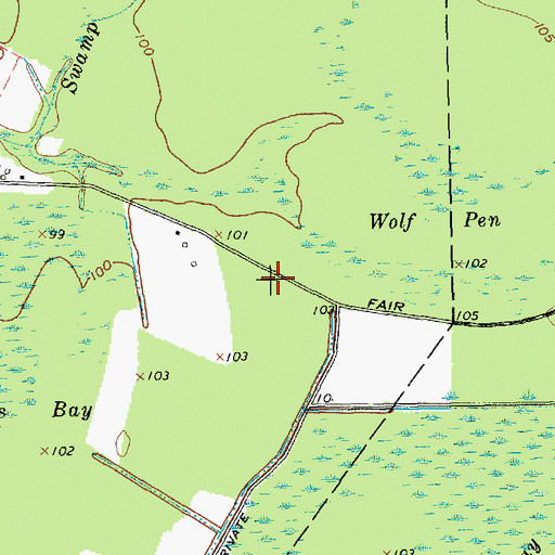 Topographic Map of Carolinas Medical Response, NC