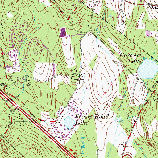 Topographic Map of Kiryas Joel Volunteer Emergency Medical Services, NY