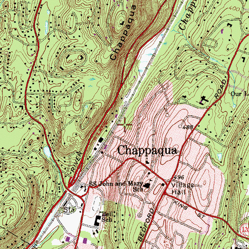 Topographic Map of Chappaqua Volunteer Ambulance Corps, NY