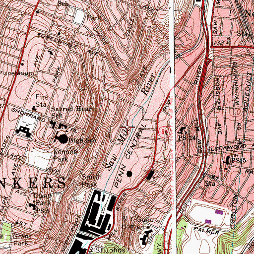 Topographic Map of Empress Ambulance Service, NY