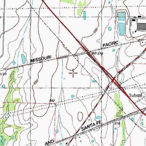 Topographic Map of Kimberly - Clark First Responders, TX
