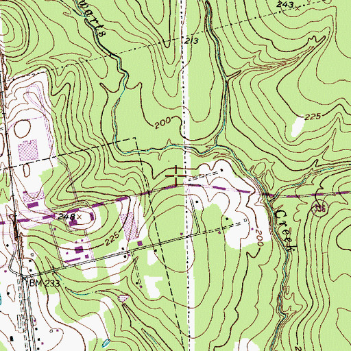 Topographic Map of Montgomery County Hospital District Emergency Medical Services Station 32, TX