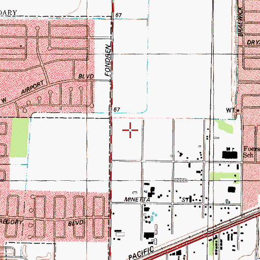 Topographic Map of Champion Emergency Medical Service, TX