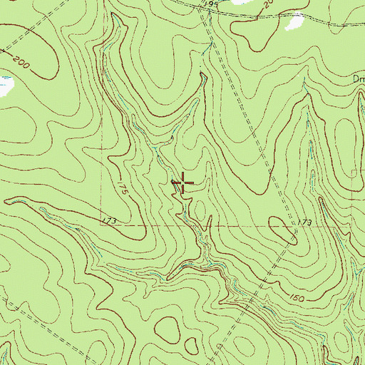 Topographic Map of Montgomery County Hospital District Emergency Medical Services Station 60, TX