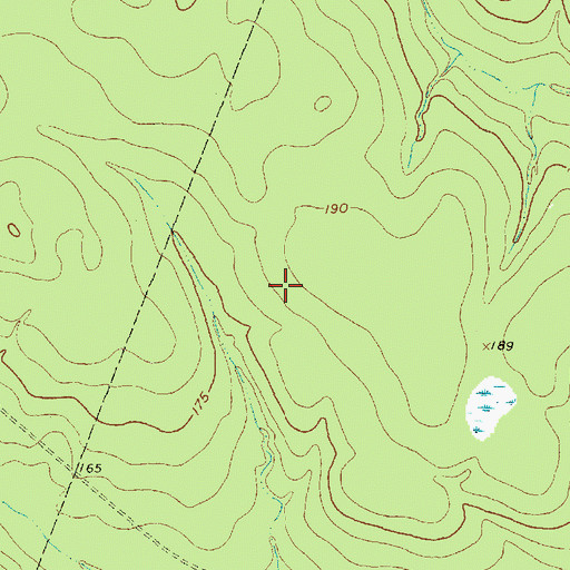 Topographic Map of Montgomery County Hospital District Emergency Medical Services Station 87, TX