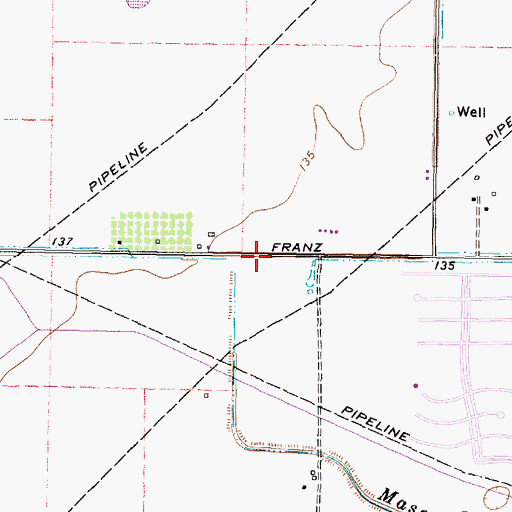 Topographic Map of West Harris County Emergency Medical Services Station 4, TX