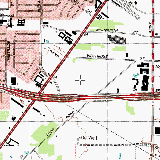 Topographic Map of First Choice Ambulance, TX