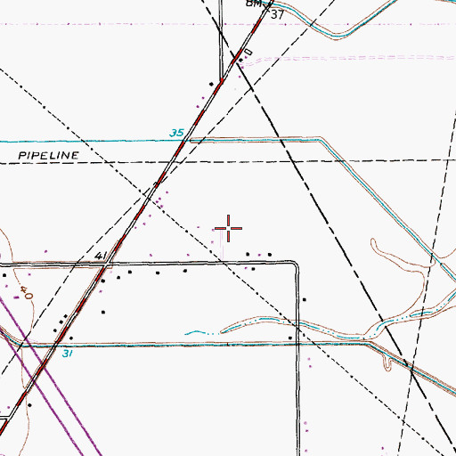 Topographic Map of Starfire Emergency Medical Services, TX