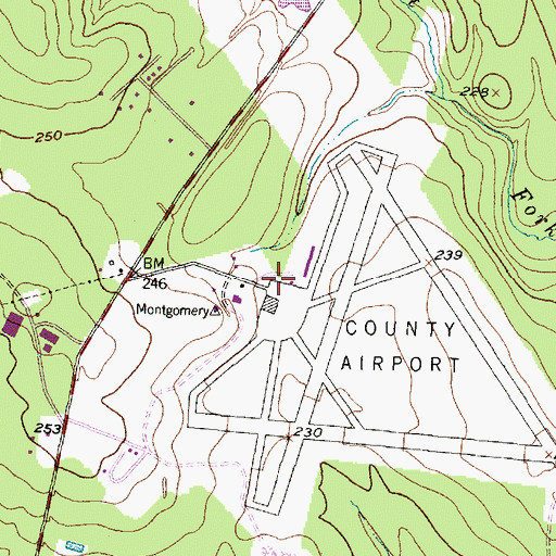 Topographic Map of PHI Air Medical - South Texas, TX