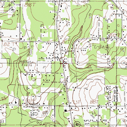 Topographic Map of Transtar Emergency Medical Service, TX