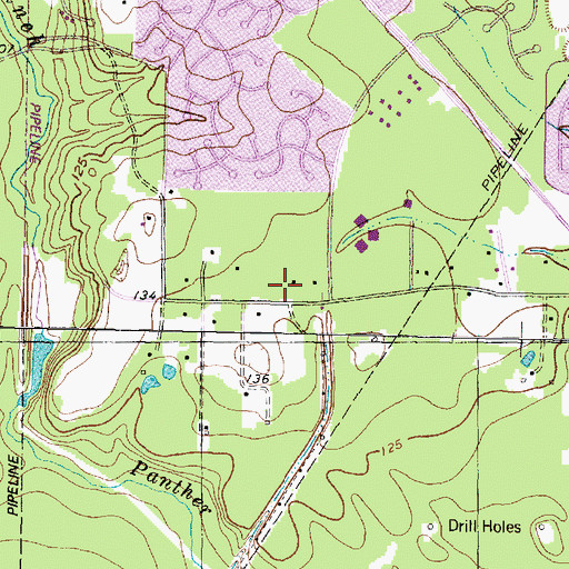 Topographic Map of Willowbrook Emergency Medical Services Group, TX