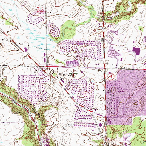 Topographic Map of Chaska Ambulance Service, MN