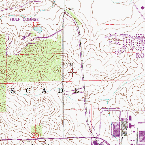 Topographic Map of Gold Cross Ambulance, MN