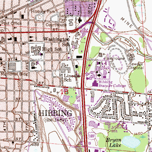 Topographic Map of Houston Community Ambulance, MN