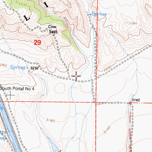 Topographic Map of Little Sycamore Canyon, CA