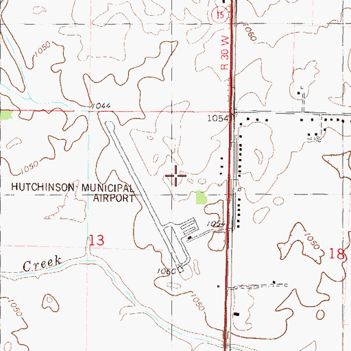 Topographic Map of Life Link III Hutchinson, MN